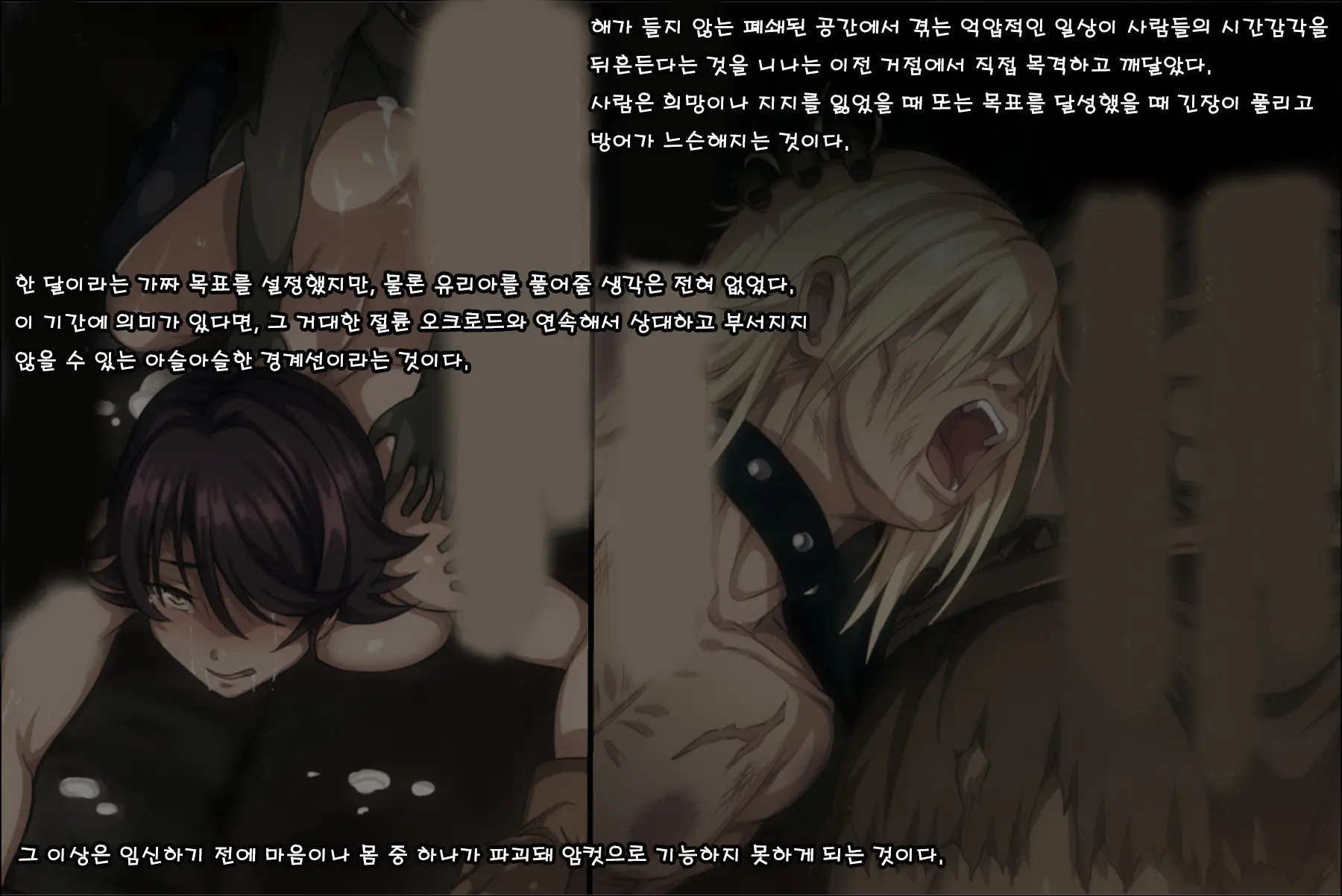 Mamono No Nie 3 ~Mitsugimono To Natta Machimusume-Tachi~ | 마물의 희생양 3 ~공물로 전락한 마을 소녀들~